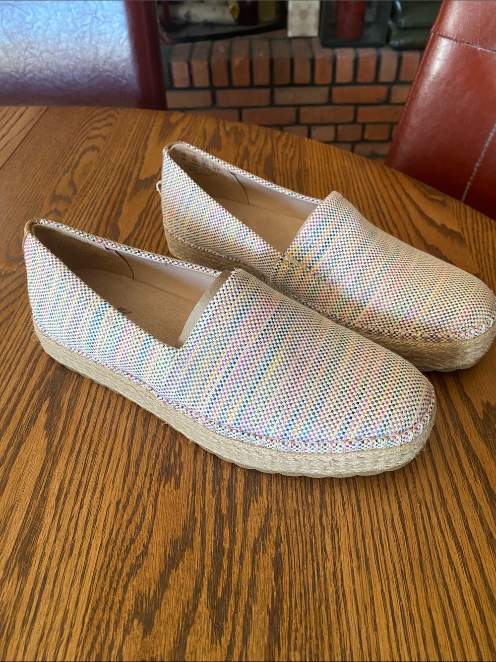Dr. Scholl's Rainbow Woven Espadrille Slip-On